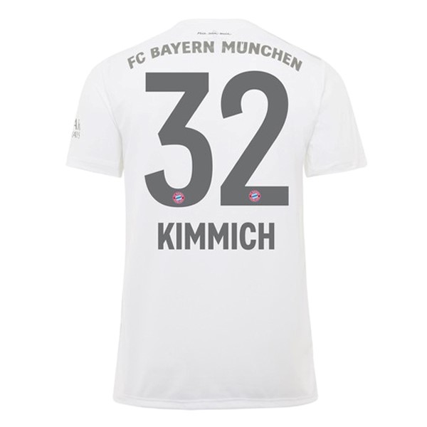 Camiseta Bayern Munich NO.32 Kimmich Segunda equipación 2019-2020 Blanco